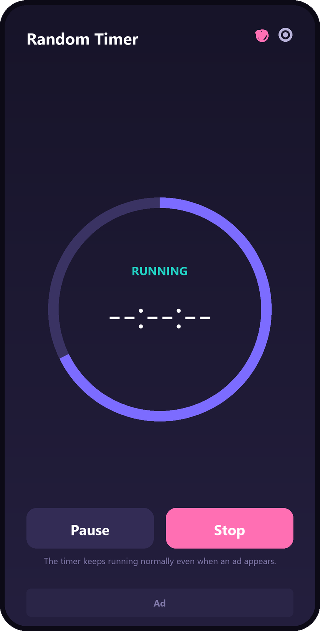 Time hidden