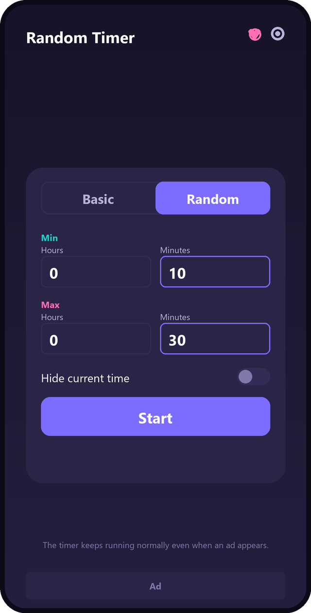 Random range